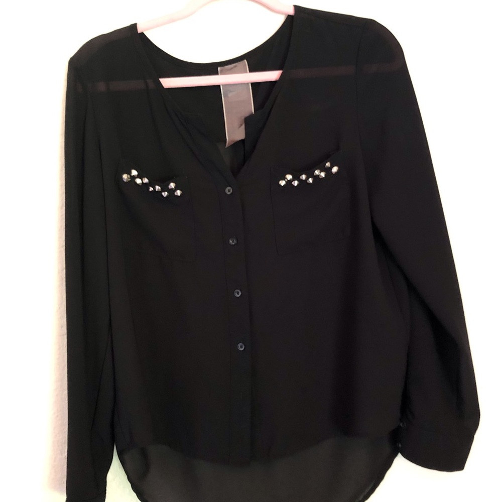 Black Long sleeve blouse